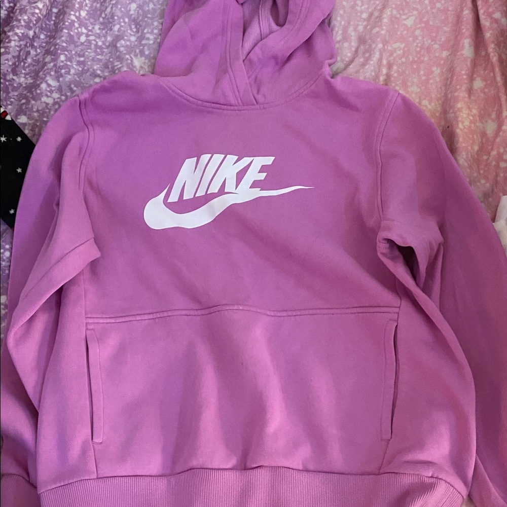 Nike Lavender Hoodie with White Logo